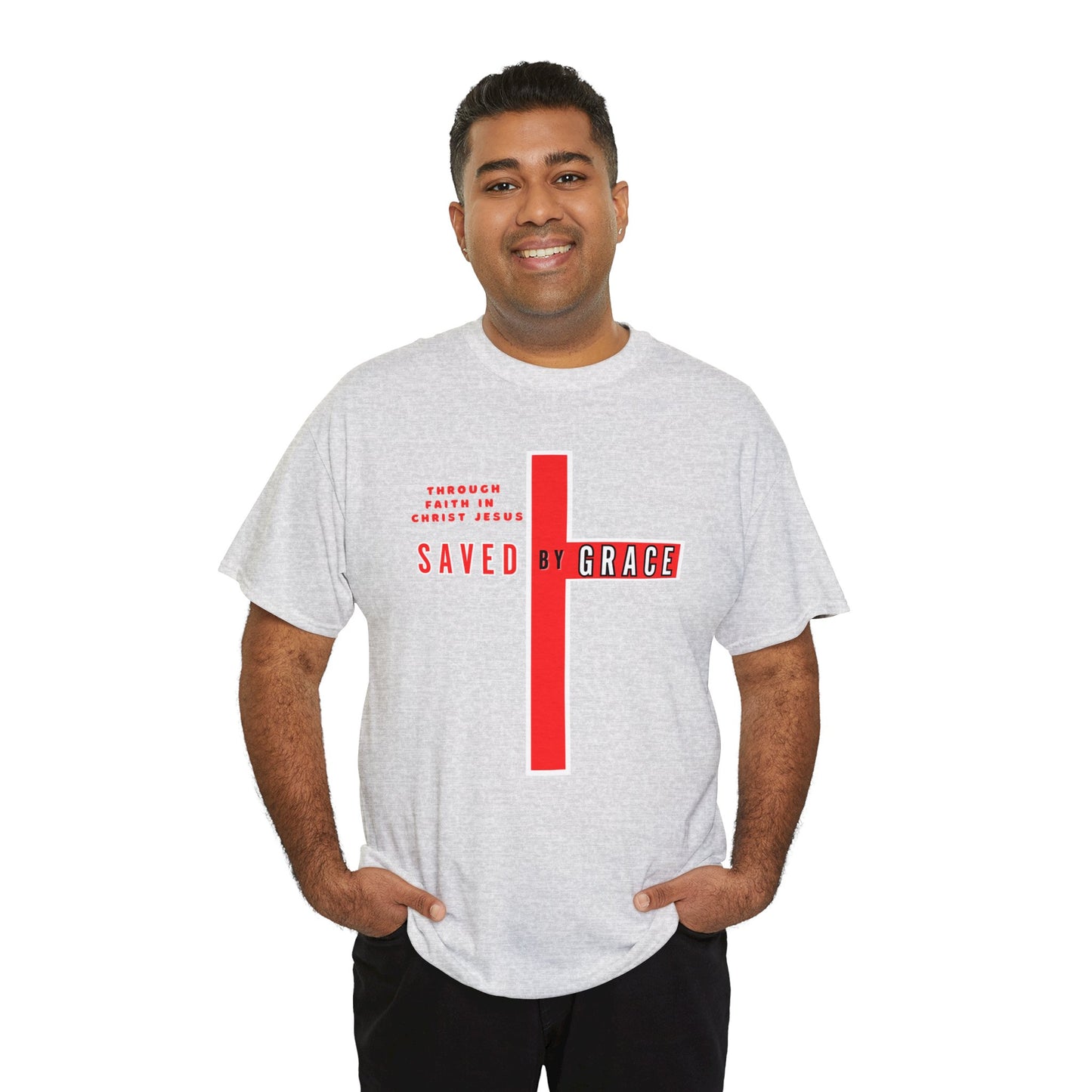 SAVED BY GRACE Heavy Cotton Tee