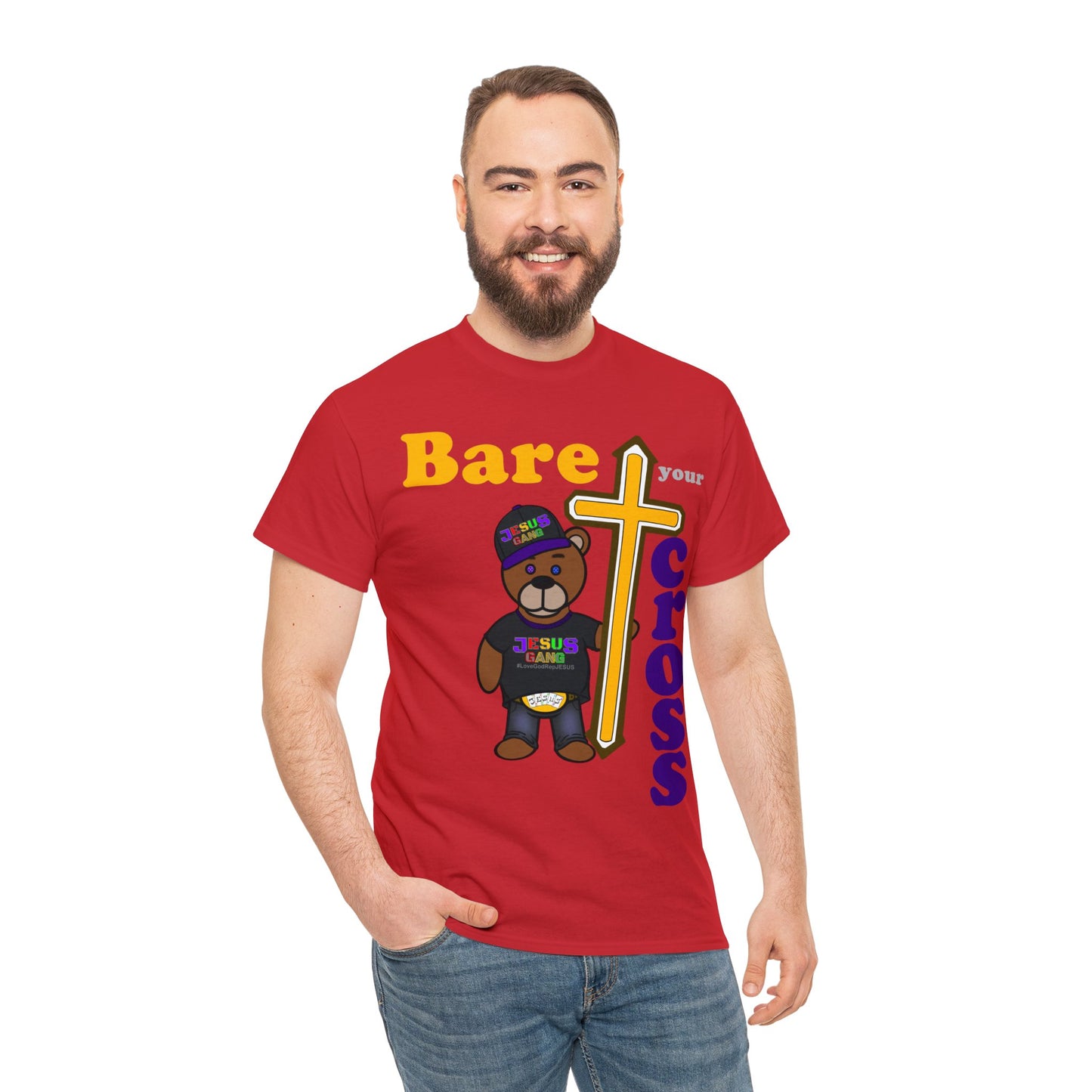 Bare your Cross multi-color Tee