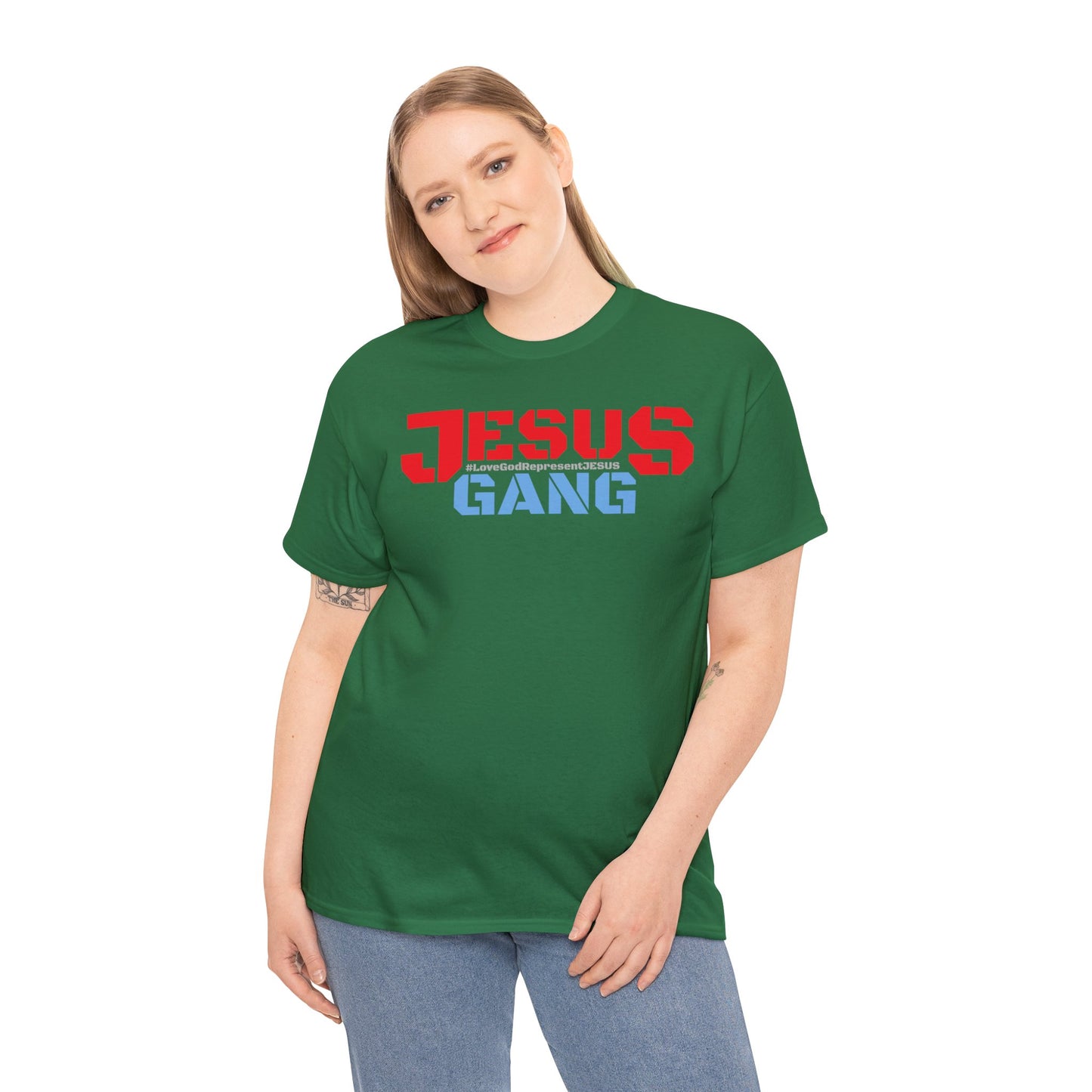 Jesus Gang Army of the Lord CLASSIC version multi-color Tee