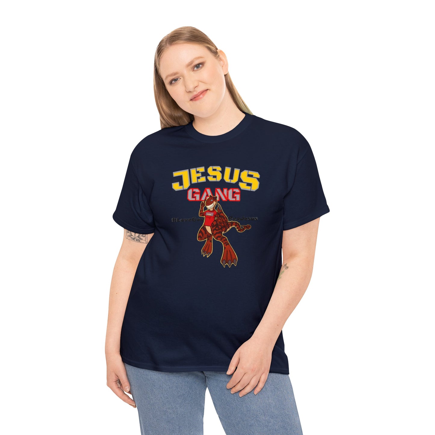 Jesus Gang Dino big kids CLASSIC version multi-color Tee