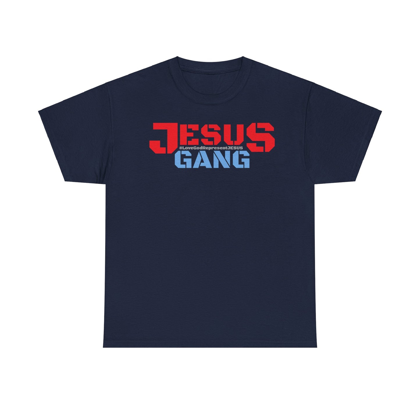 The M.o.G LoveGodRepresentJESUS (Jesus Gang) multi-color Heavy Cotton Tee