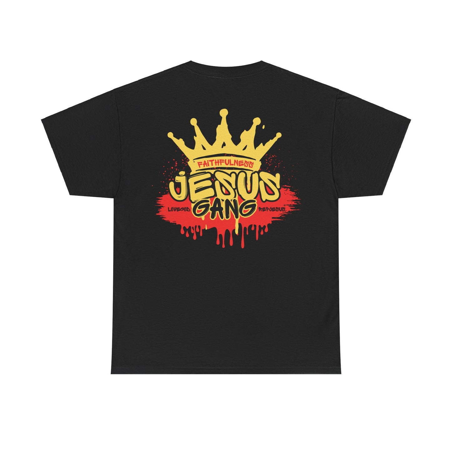 Jesus Gang Fruit of the Spirit, FAITHFULNESS Crown (RED GLD BLK)