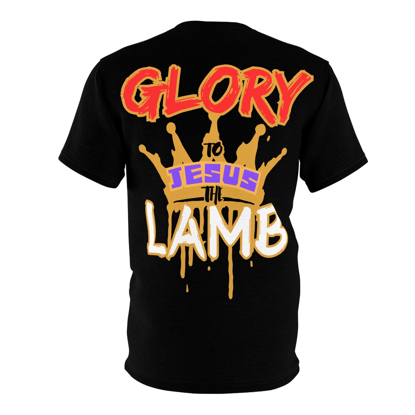 Glory to Jesus The Lamb, Jesus Gang Men's fitted Premium Tee