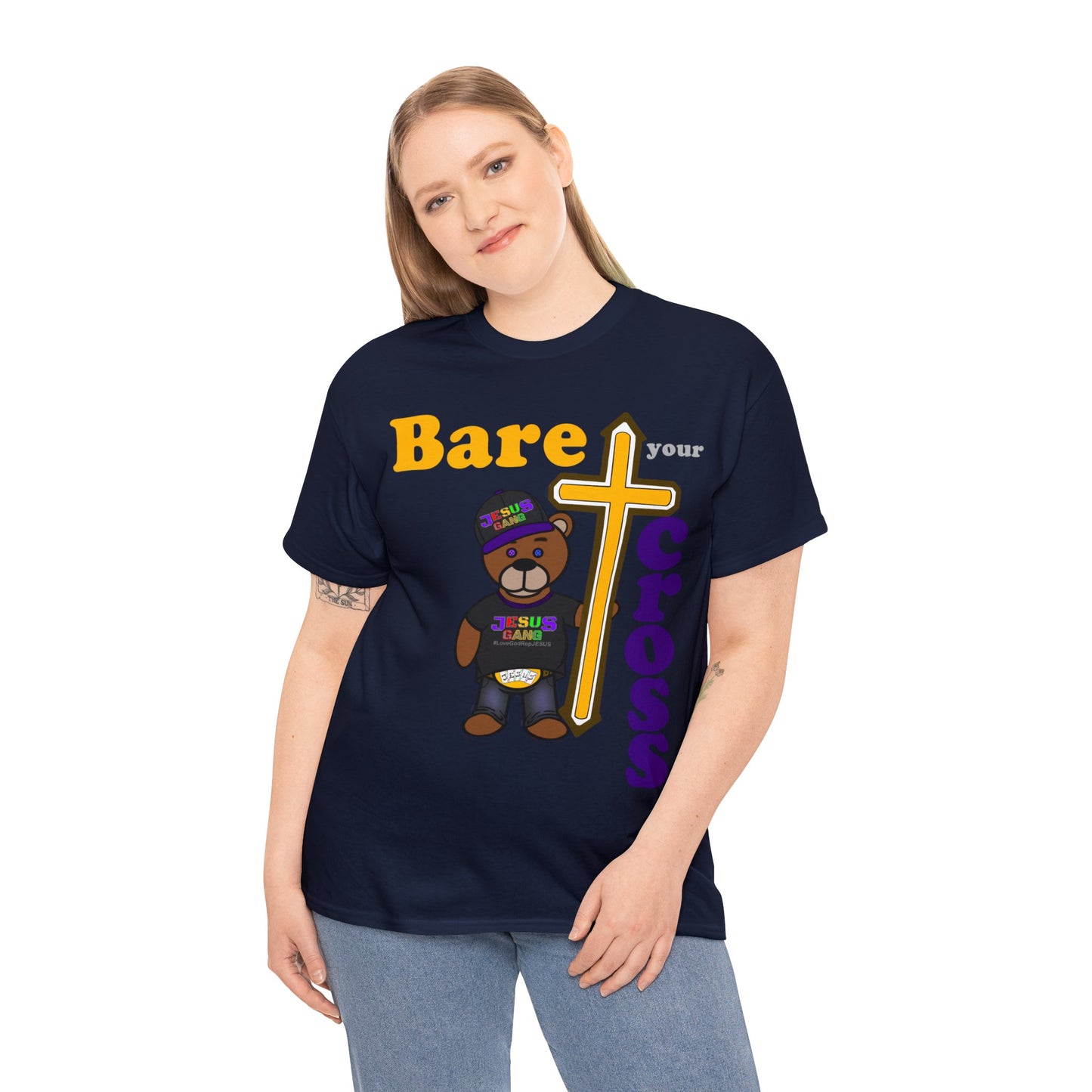 Bare your Cross multi-color Tee