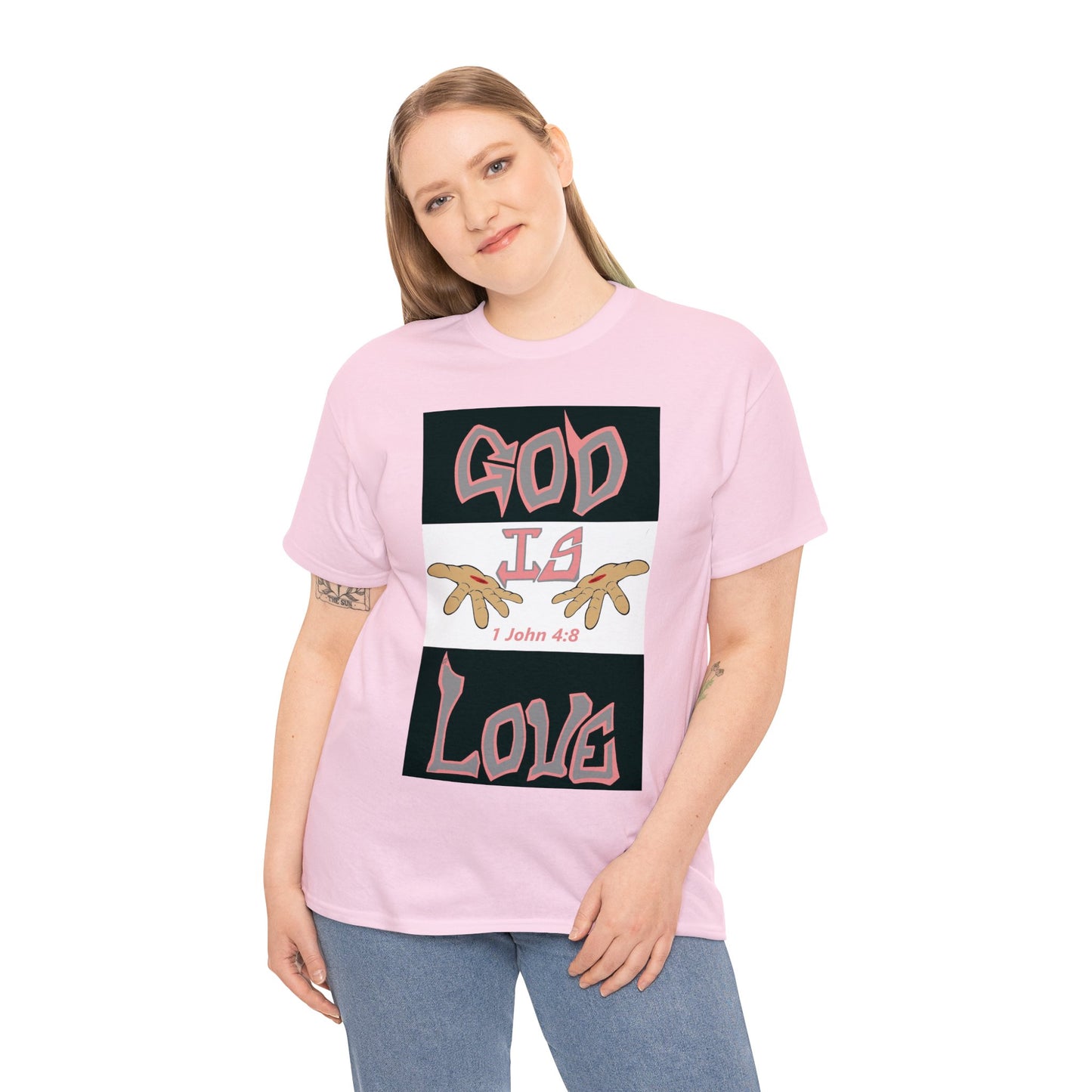 God is Love B.W.P t-shirt By The M.O.G (small print)