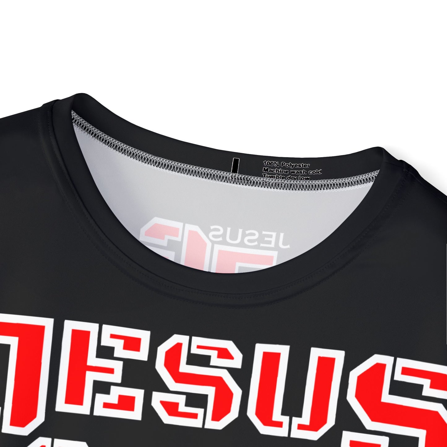 JESUS GANG /RED SPIRIT (Not by Might, Nor by Power, says the Gang) Workout Jersey