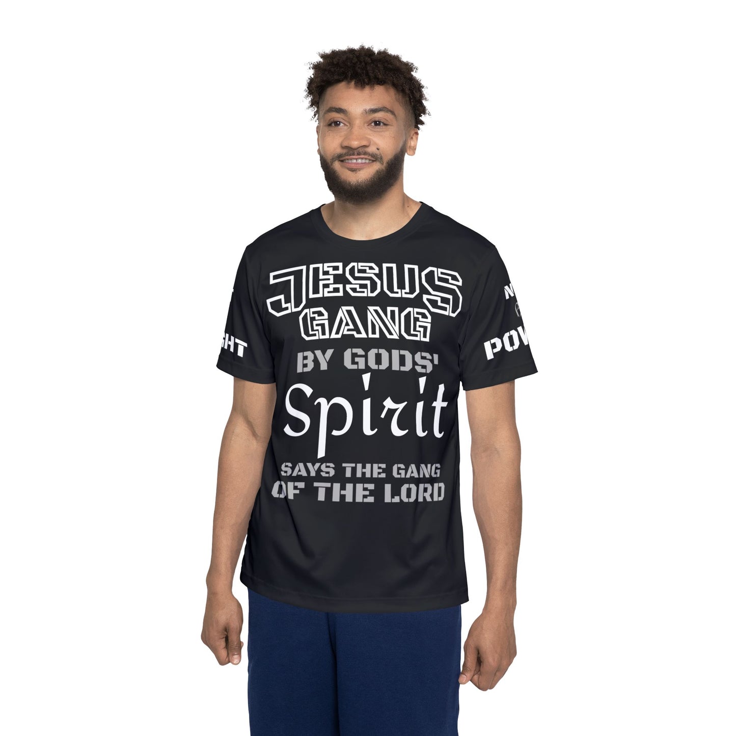 JESUS GANG (Not by Might, Nor by Power, says the Gang) Workout Jersey