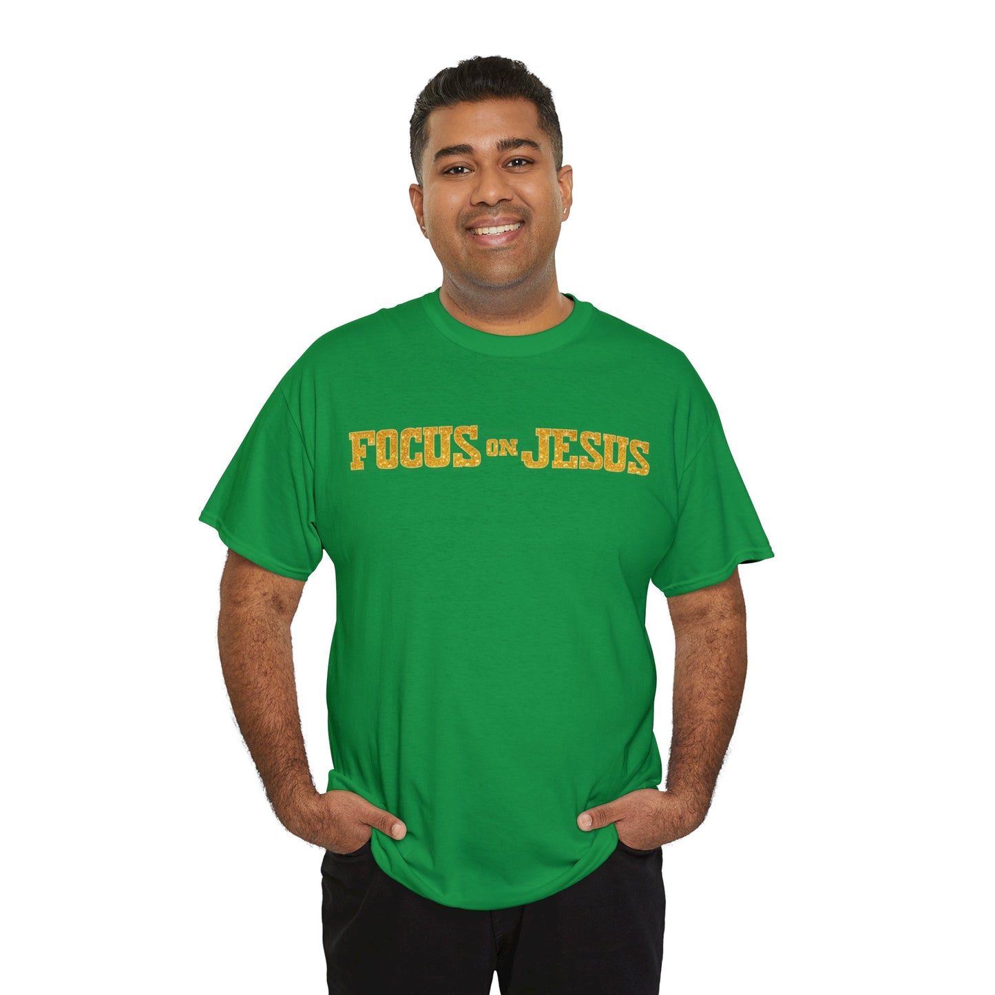 FOCUS on JESUS CLASSIC version multi-color Tee