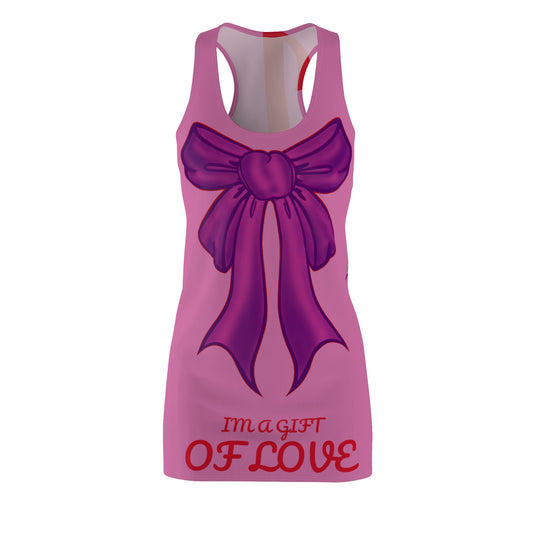 Be a  Gift of Lovely Love! Racerback Dress (PINK) By The M.O.G