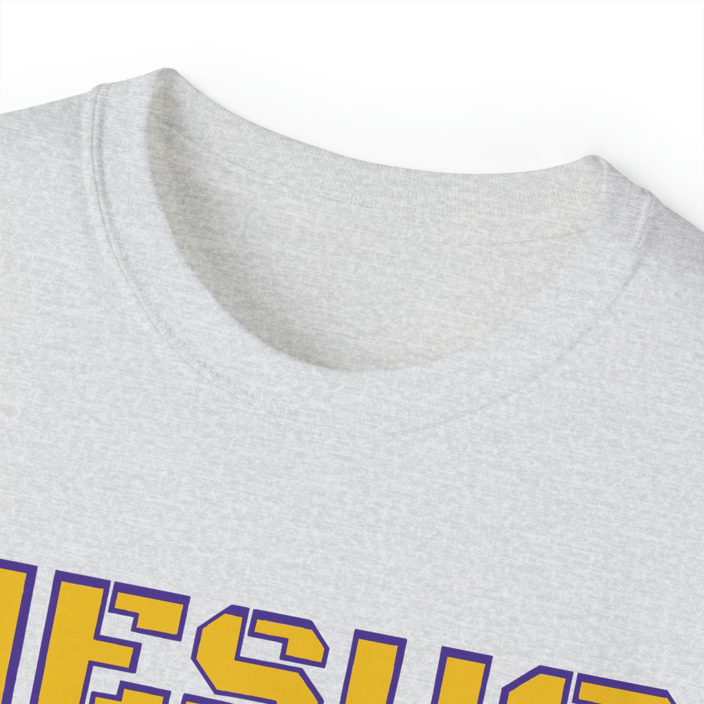 Jesus Gang Army of the Lord multi- color *Ultra Cotton*Tee (Royal Purp & Gold)