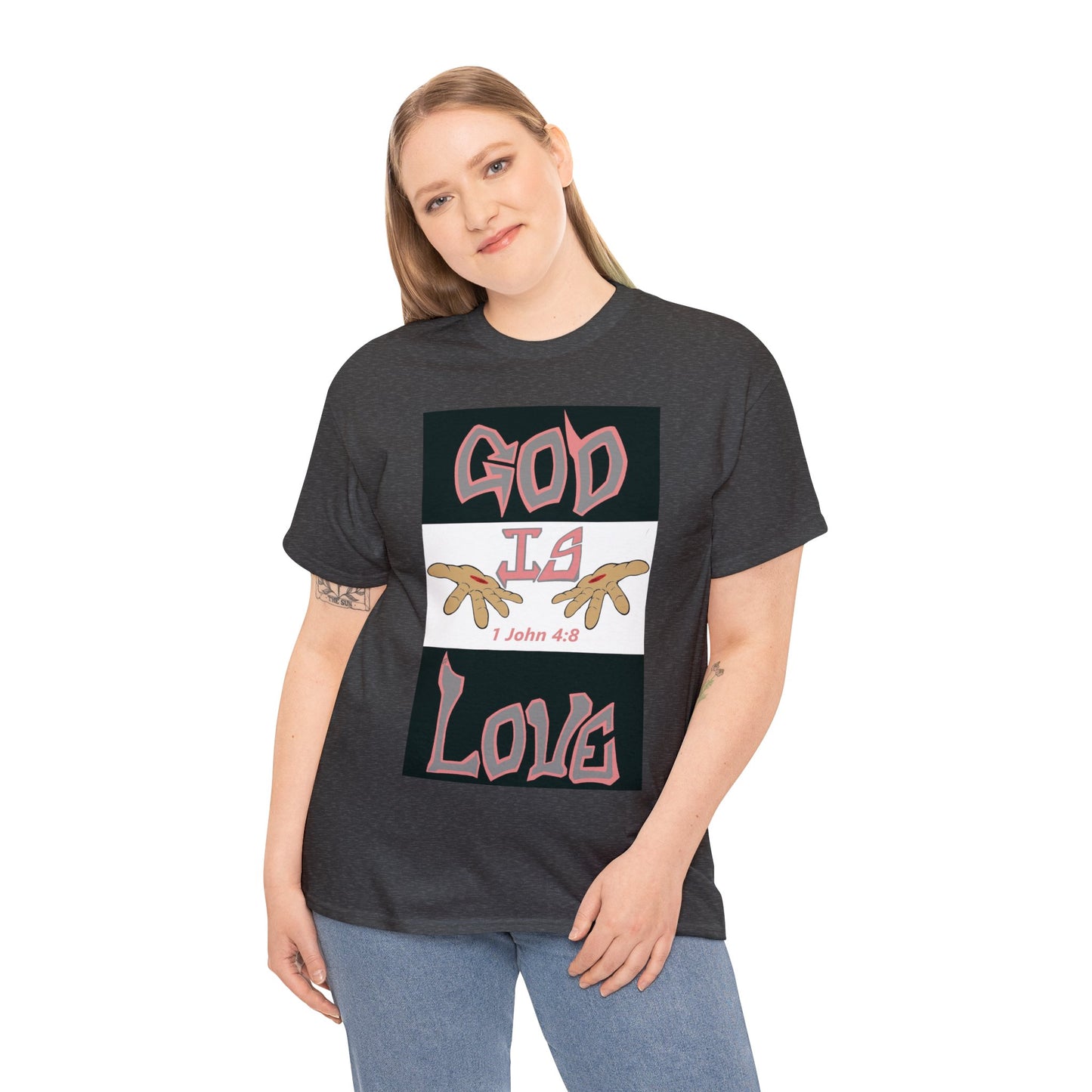 God is Love B.W.P t-shirt By The M.O.G (small print)