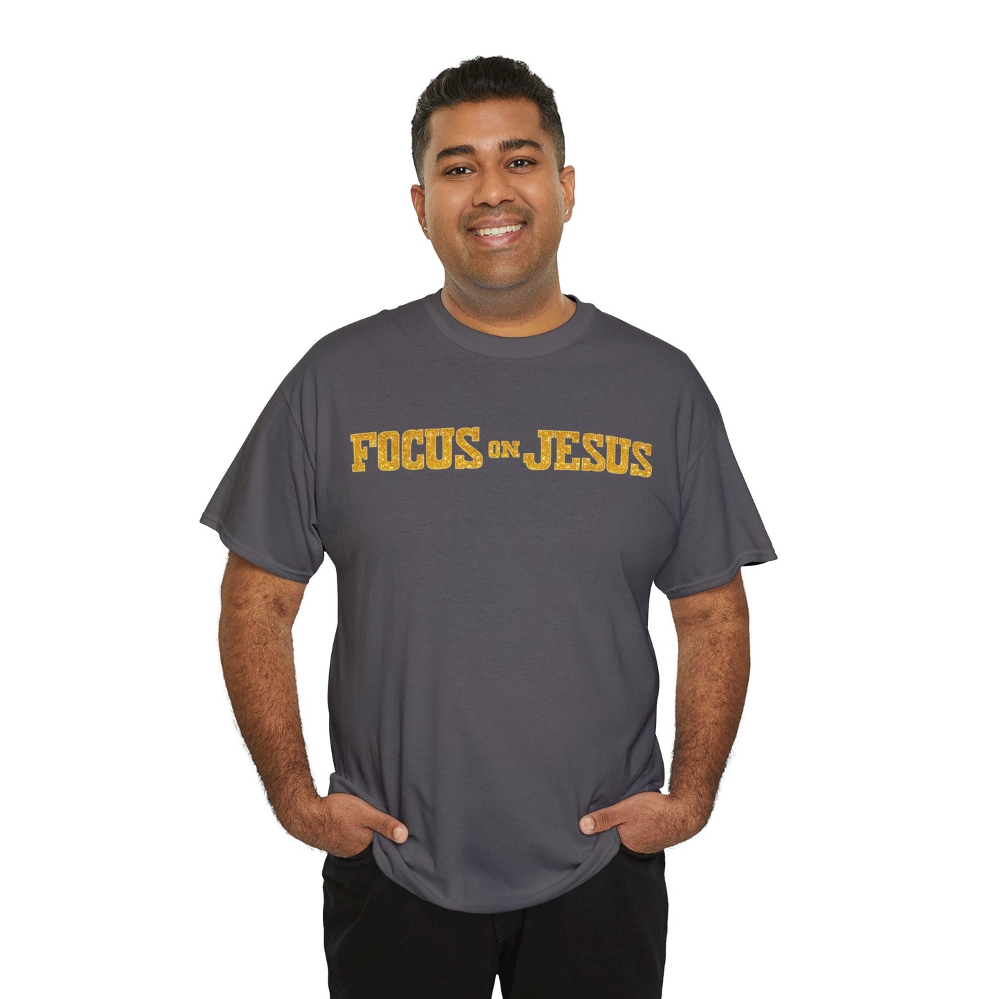 FOCUS on JESUS CLASSIC version multi-color Tee