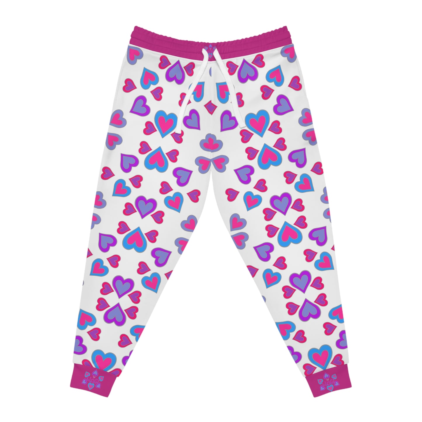 Pink Woman of God Heartberries Athletic Joggers