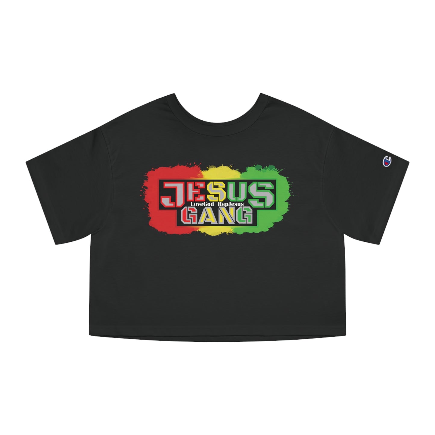 Jesus Gang (Ja Remix) Women's Cropped T-Shirt