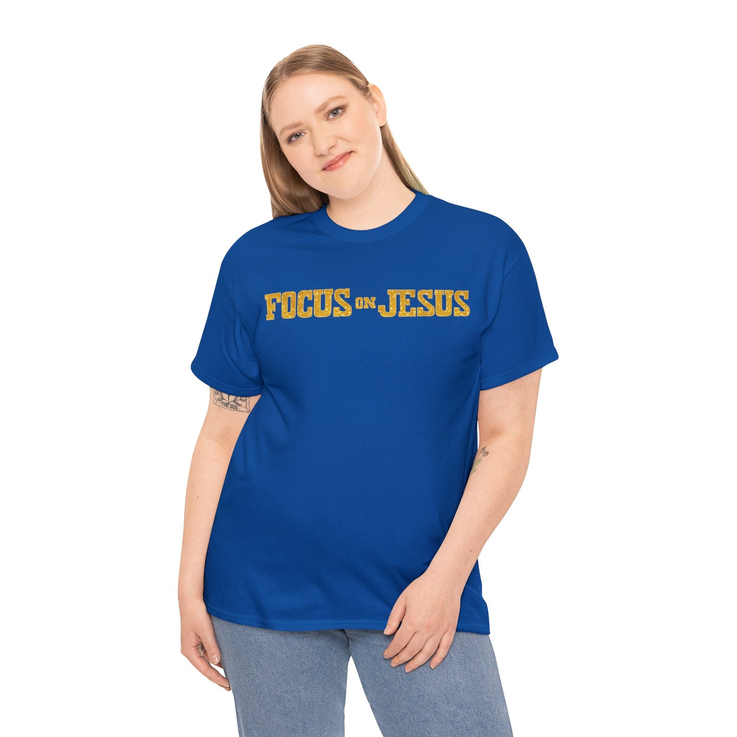 FOCUS on JESUS CLASSIC version multi-color Tee