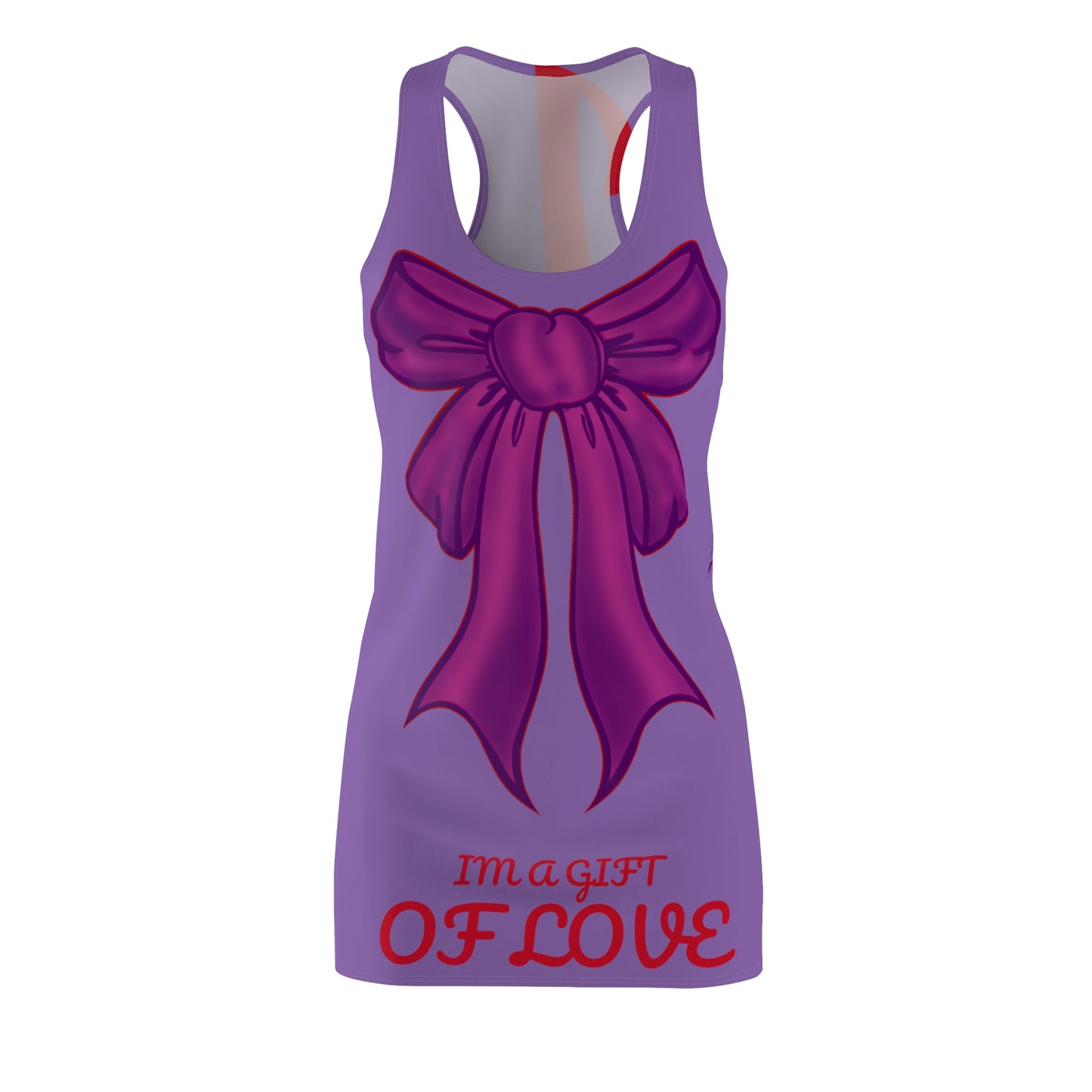 Be a Gift of Lovely Love! Racerback Dress (PURP) By The M.O.G