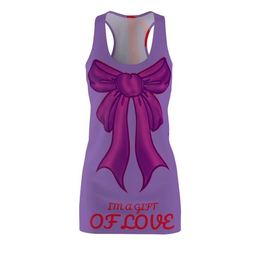 Be a Gift of Lovely Love! Racerback Dress (PURP) By The M.O.G