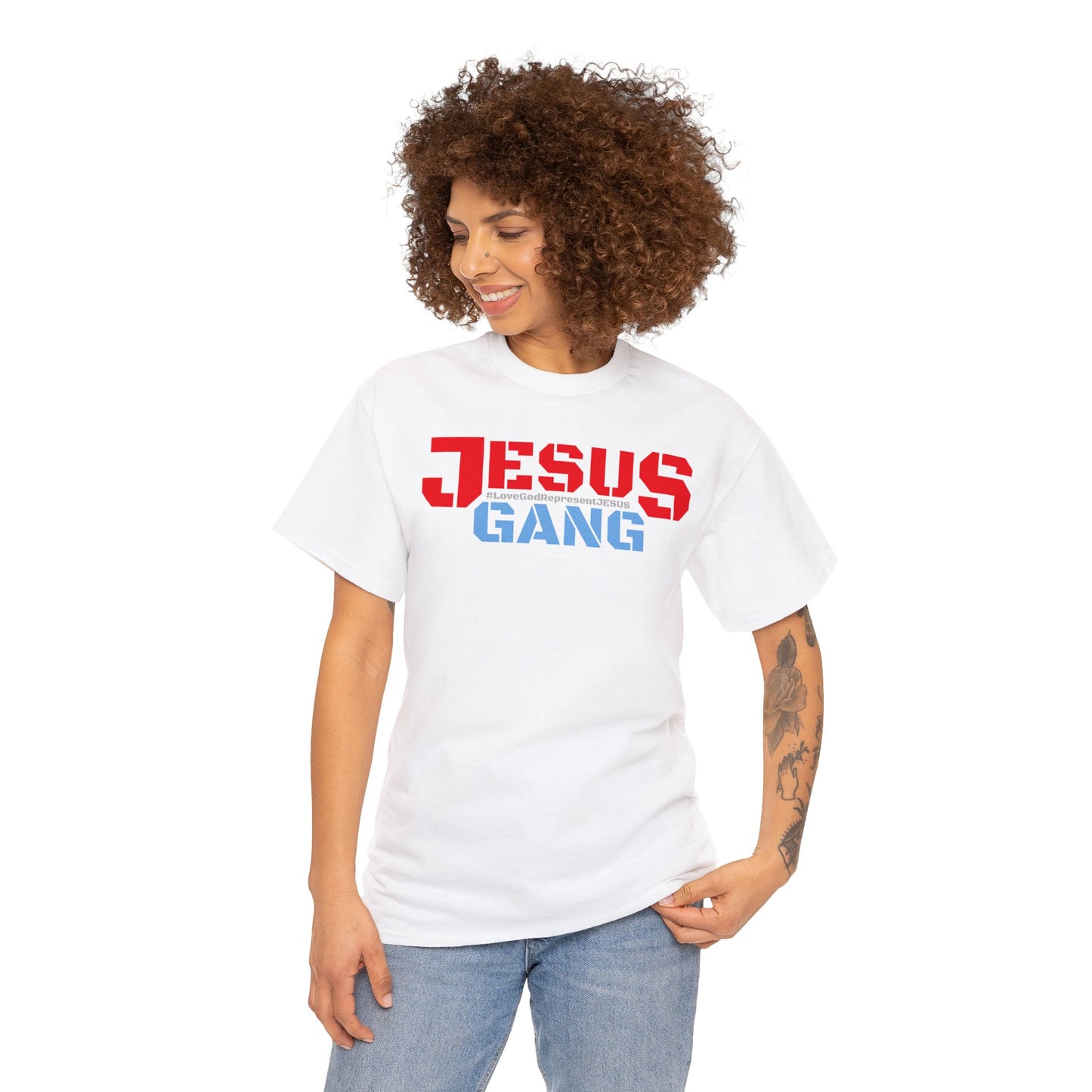 Jesus Gang Army of the Lord CLASSIC version multi-color Tee