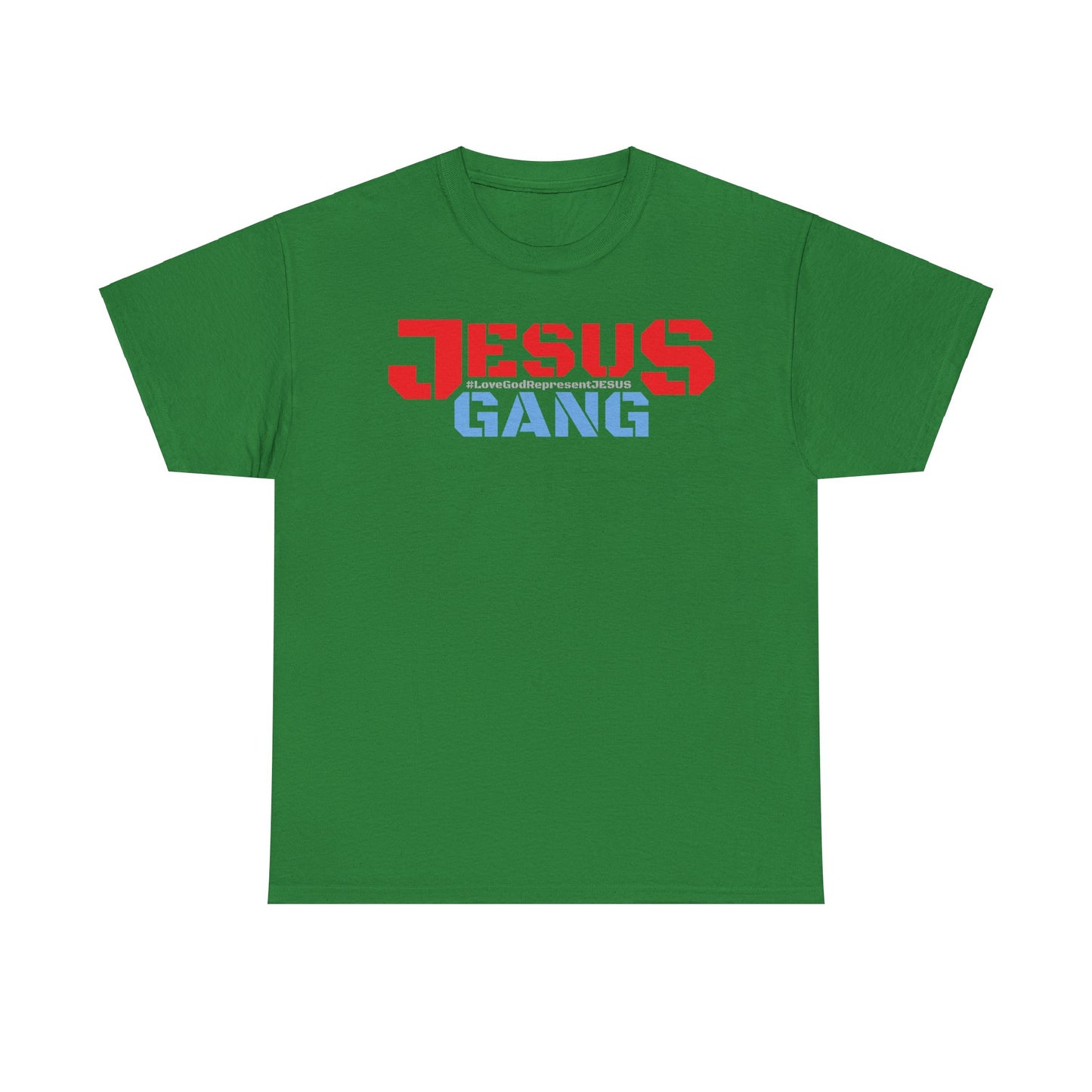 The M.o.G LoveGodRepresentJESUS (Jesus Gang) multi-color Heavy Cotton Tee