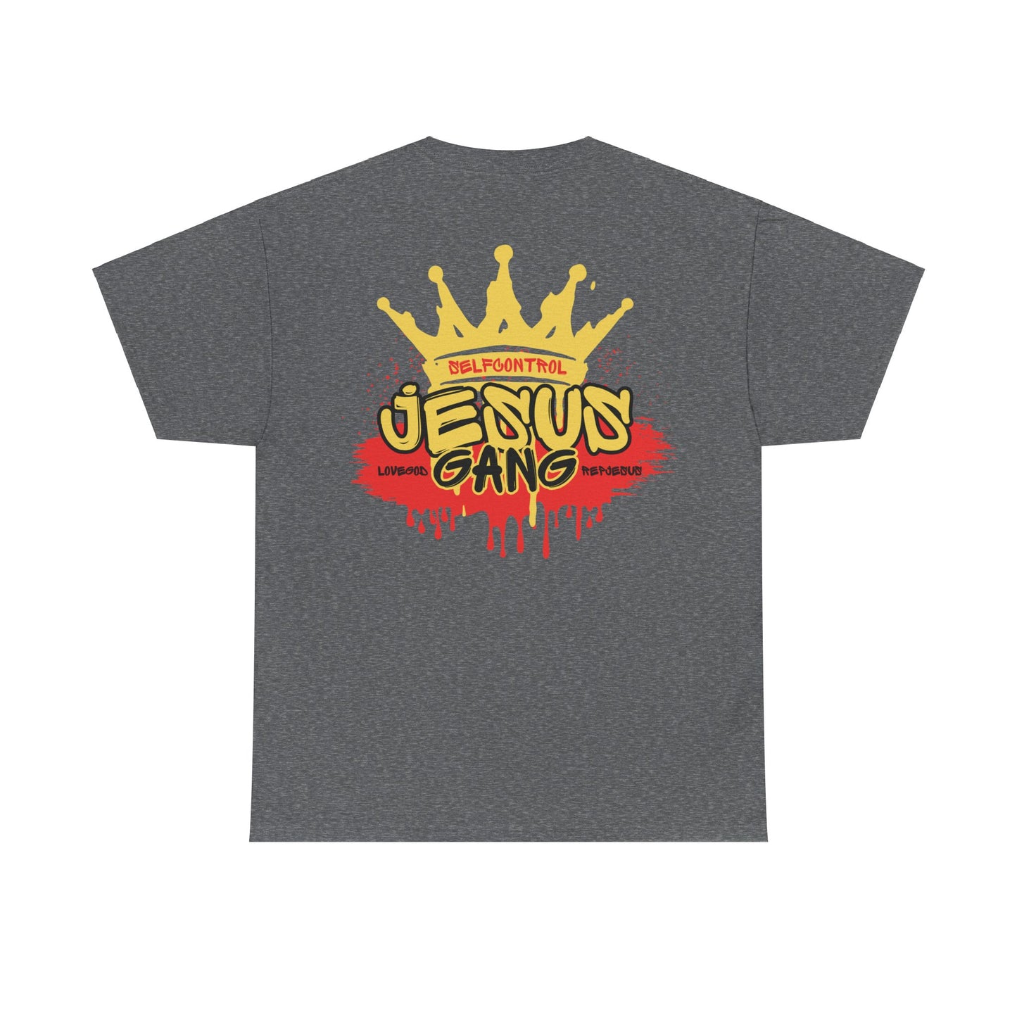 Jesus Gang Fruit of the Spirit, SELF-CONTROL Crown (RED GLD BLK)