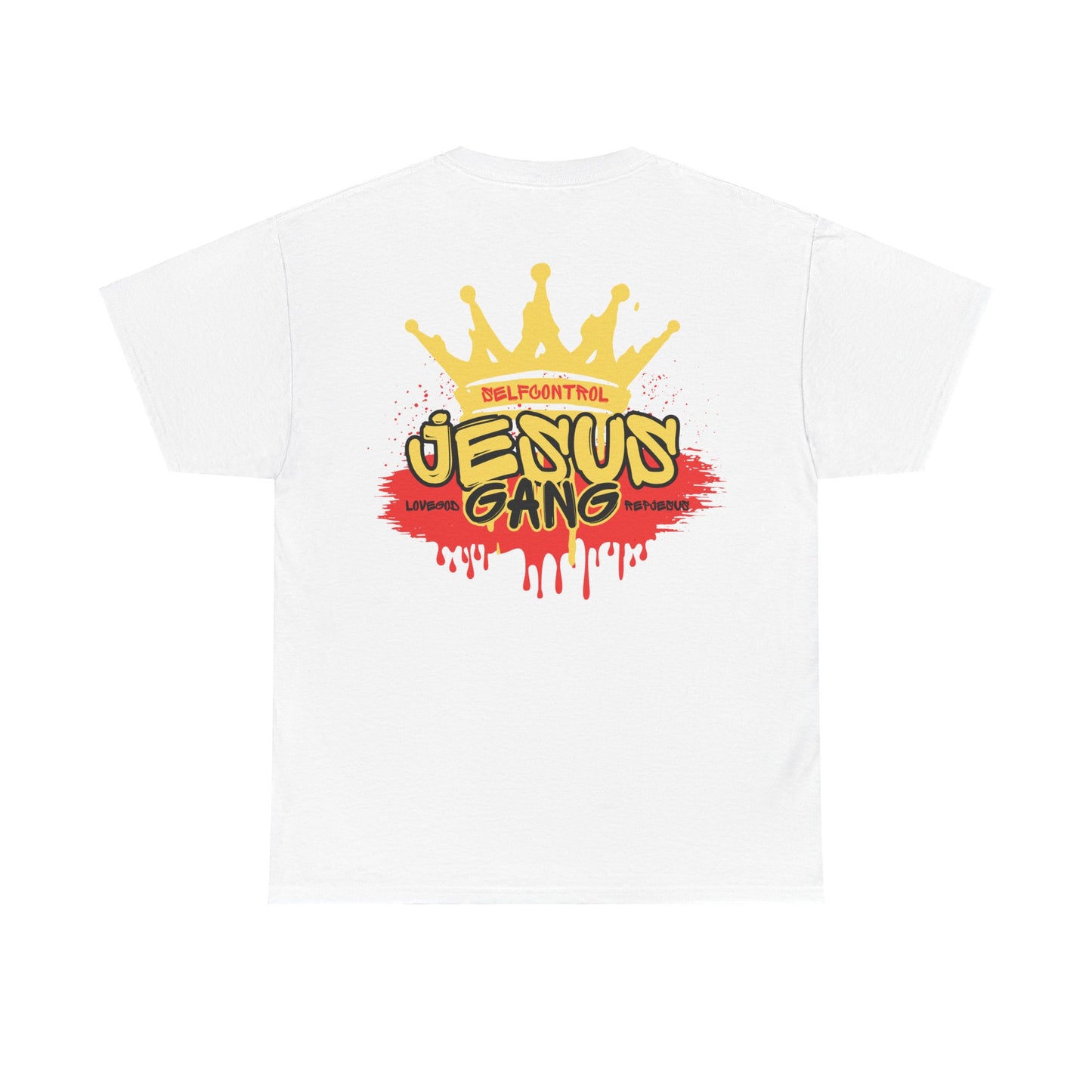 Jesus Gang Fruit of the Spirit, SELF-CONTROL Crown (RED GLD BLK)