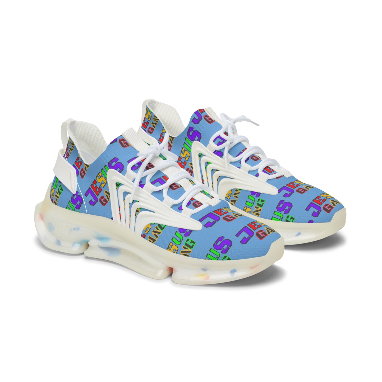 Jesus Gang Covenant Colorful Women's Mesh Sneakers