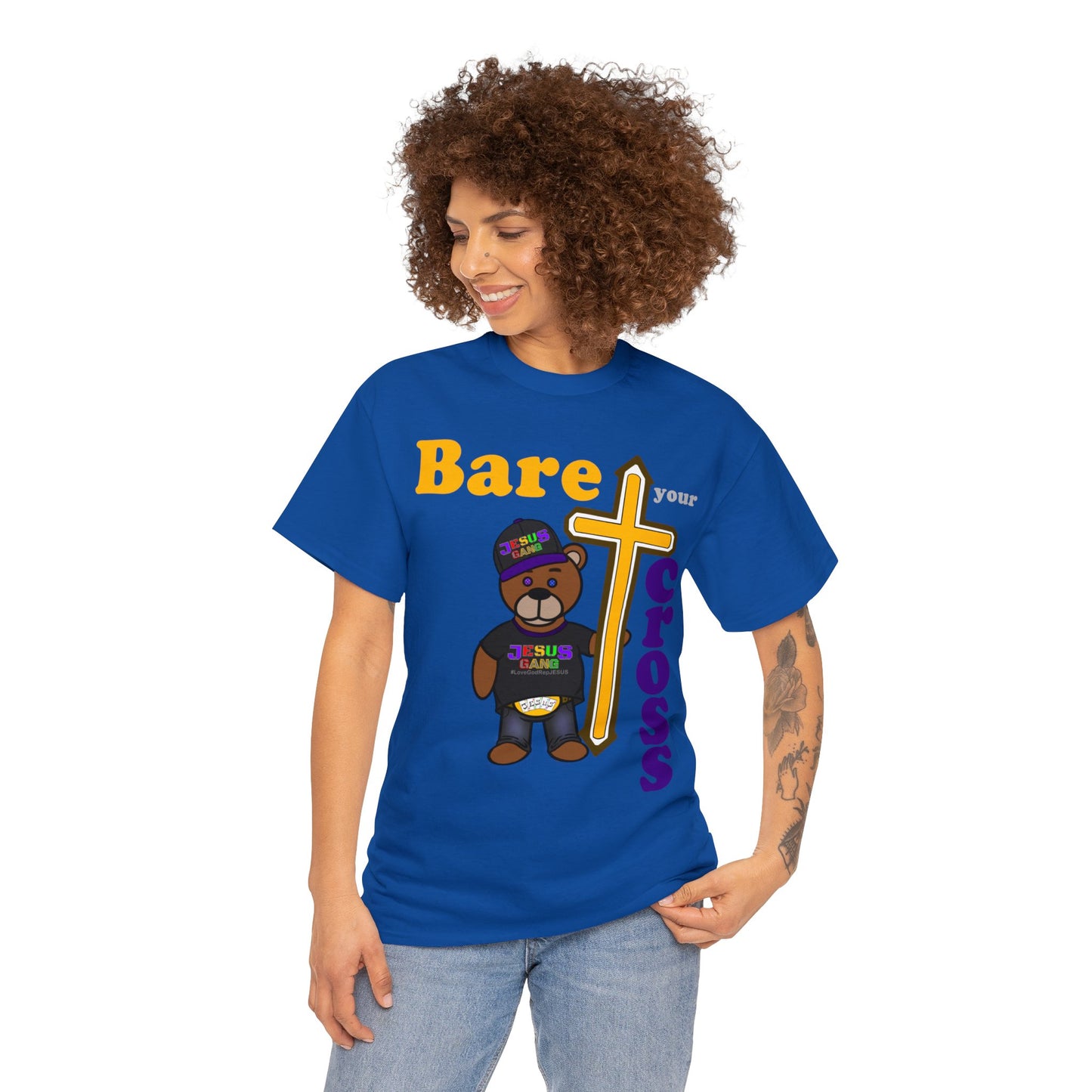 Bare your Cross multi-color Tee