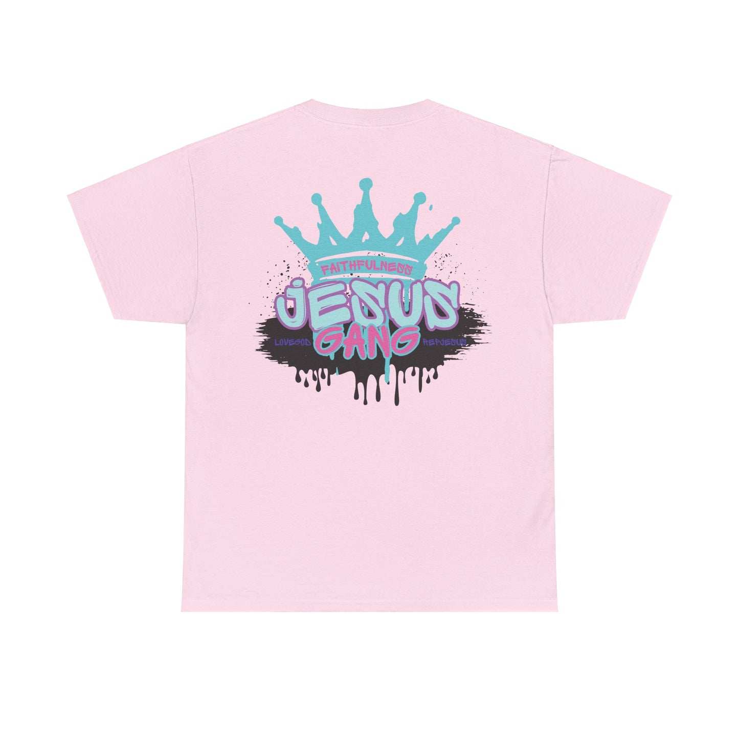 Jesus Gang Fruit of the Spirit, FAITHFULNESS Crown (PINK MAG TEAL)