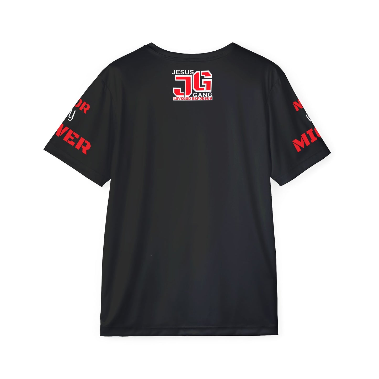 JESUS GANG /RED SPIRIT (Not by Might, Nor by Power, says the Gang) Workout Jersey