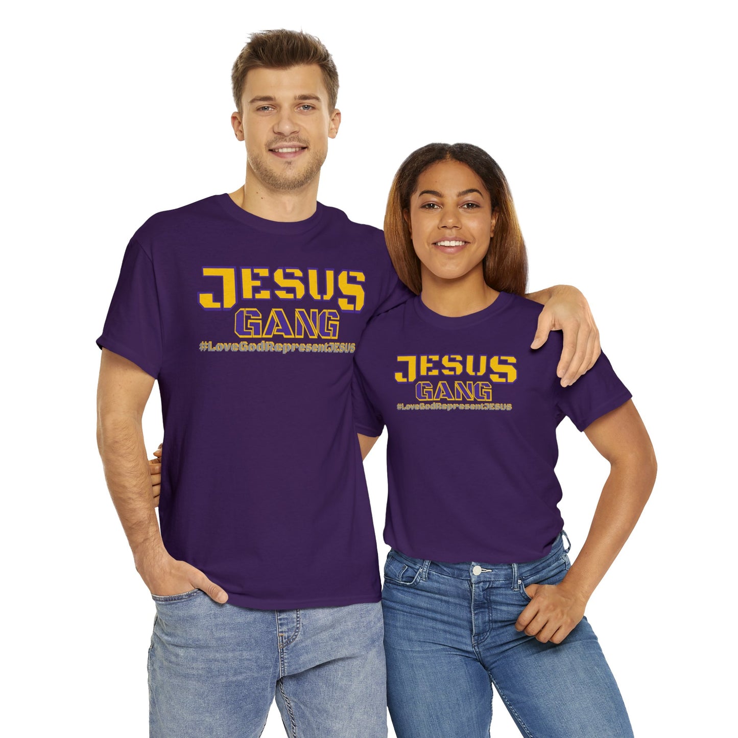 Jesus Gang Purple and Gold