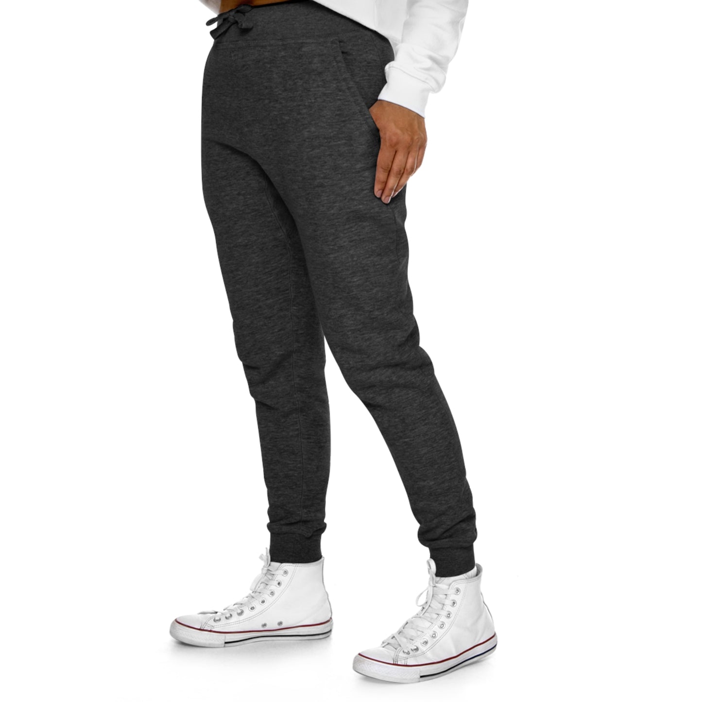 A.o.G Jesus Gang Fleece Joggers (Blk/Gry Logo)