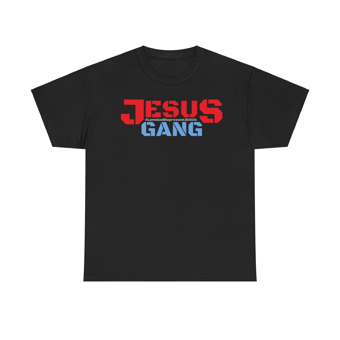 The M.o.G LoveGodRepresentJESUS (Jesus Gang) multi-color Heavy Cotton Tee