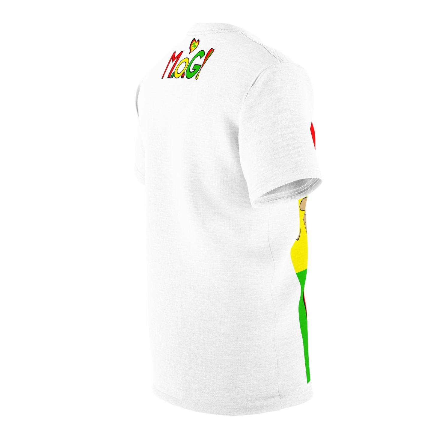 God is Love Jah- Mix WHT T-shirt By The M.O.G *Premium print*