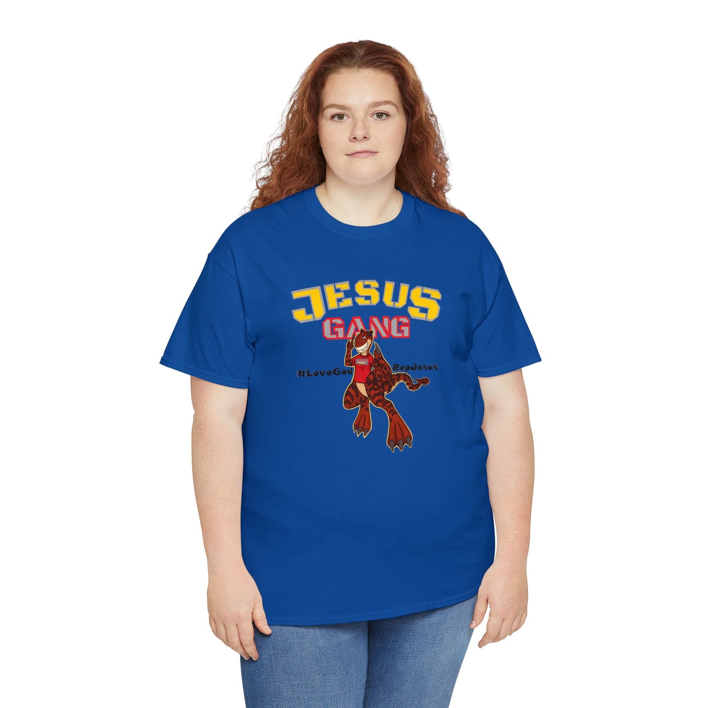 Jesus Gang Dino big kids CLASSIC version multi-color Tee