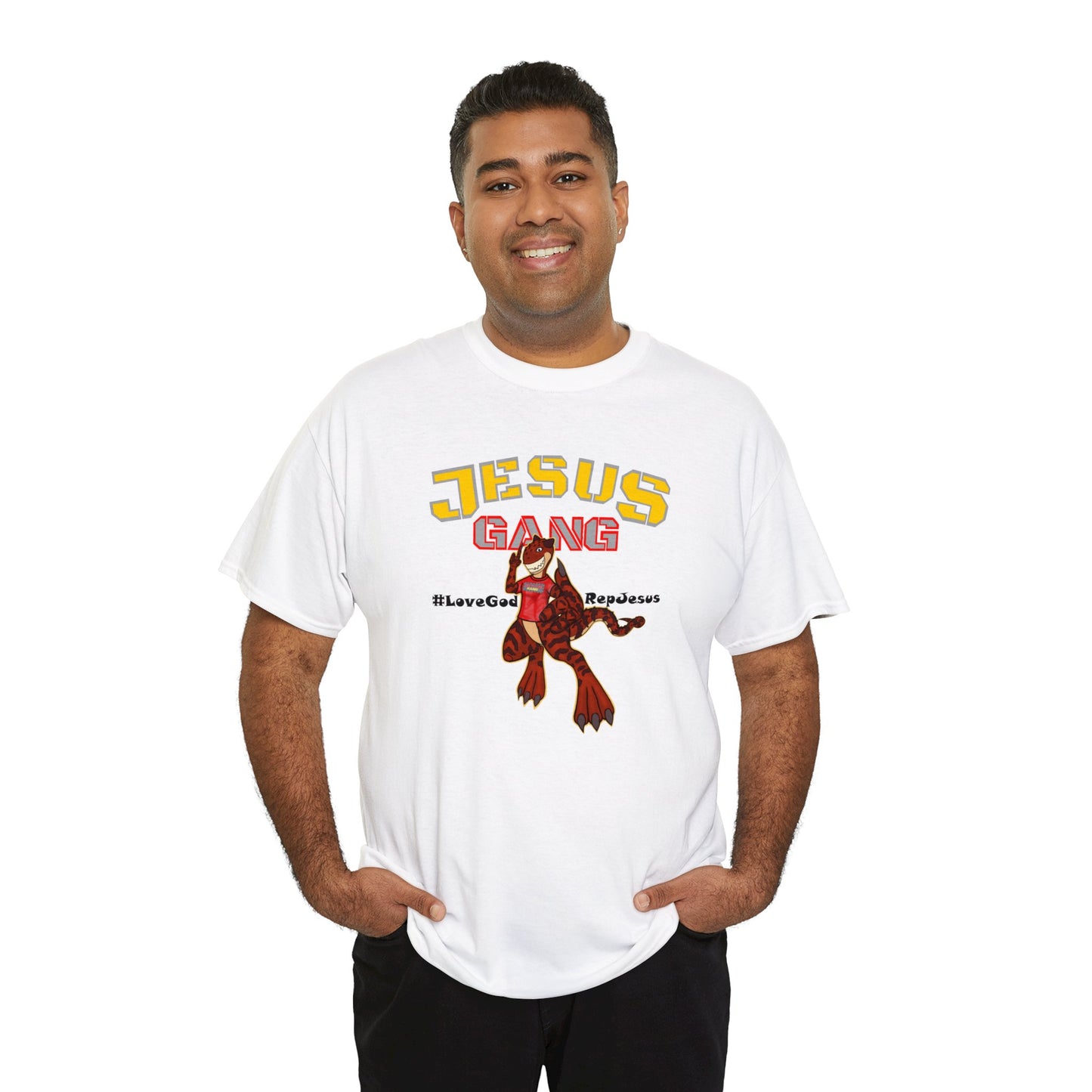 Jesus Gang Dino big kids CLASSIC version multi-color Tee