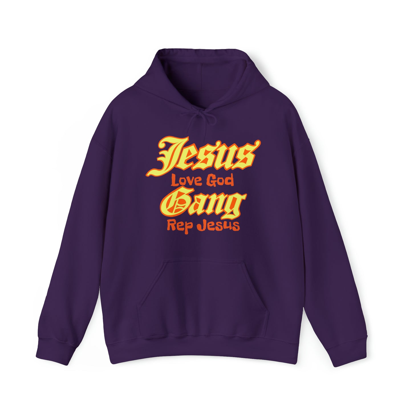 The Lifestyle... Jesus, Love God, Gang, Rep Jesus Hooded Sweatshirt