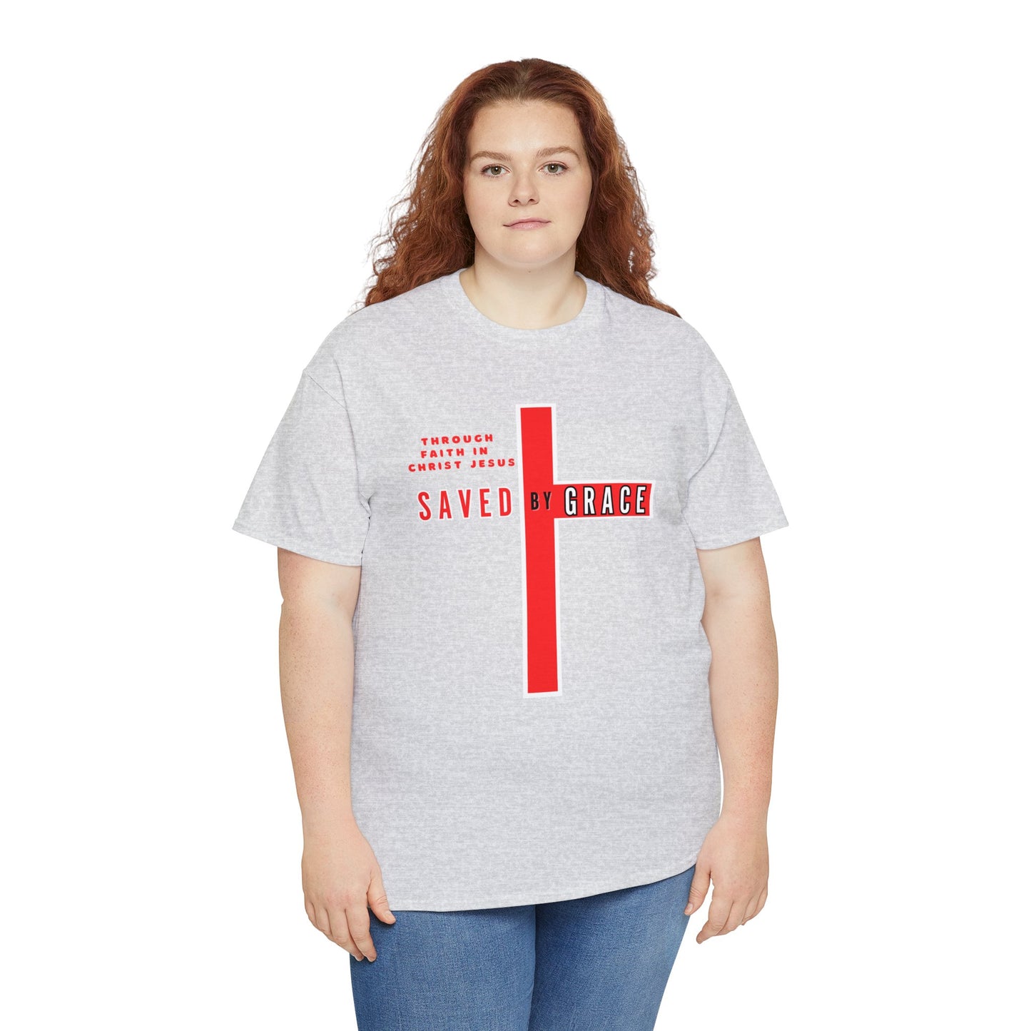 SAVED BY GRACE Heavy Cotton Tee