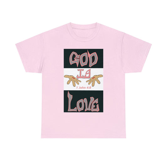 God is Love B.W.P t-shirt By The M.O.G (small print)