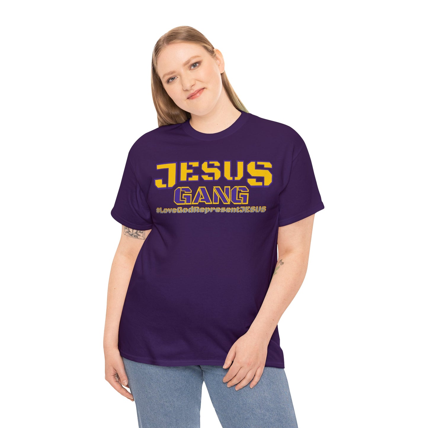 Jesus Gang Purple and Gold