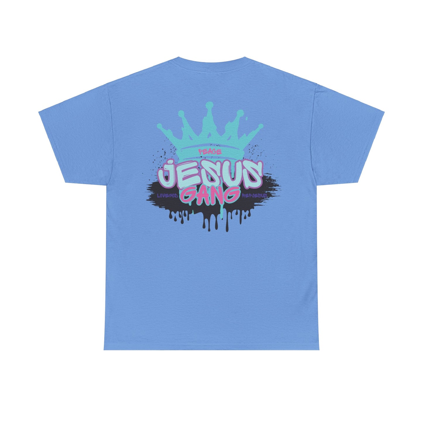 Jesus Gang Fruit of the Spirit, PEACE Crown (PINK MAG TEAL)