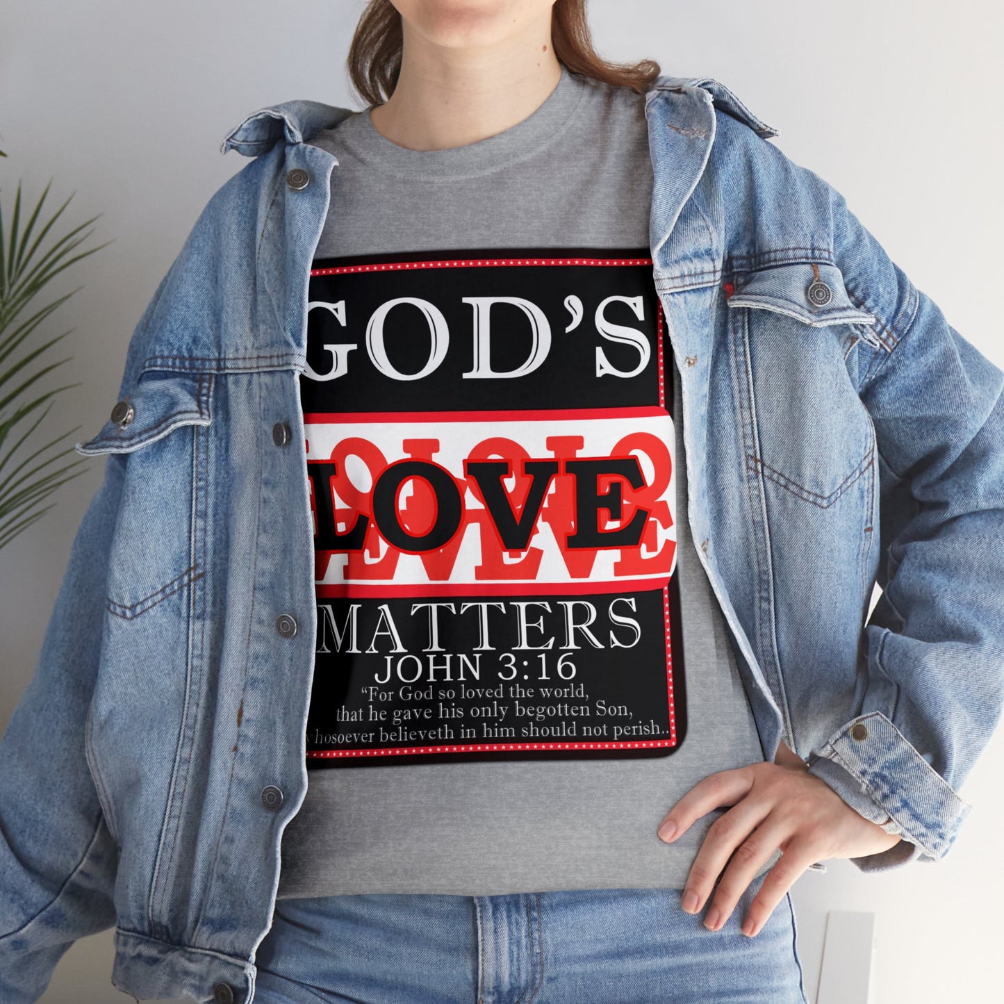 God's Love Matter BroLove RED BigPic