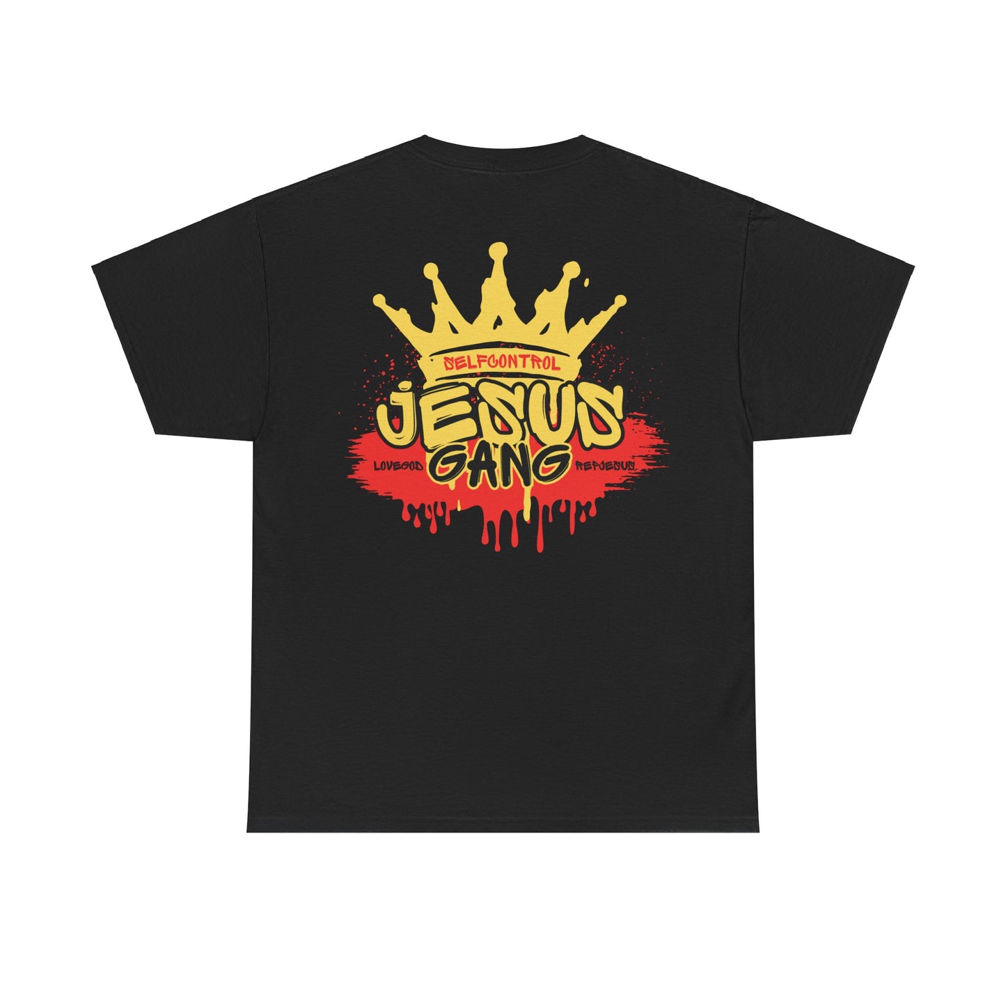 Jesus Gang Fruit of the Spirit, SELF-CONTROL Crown (RED GLD BLK)