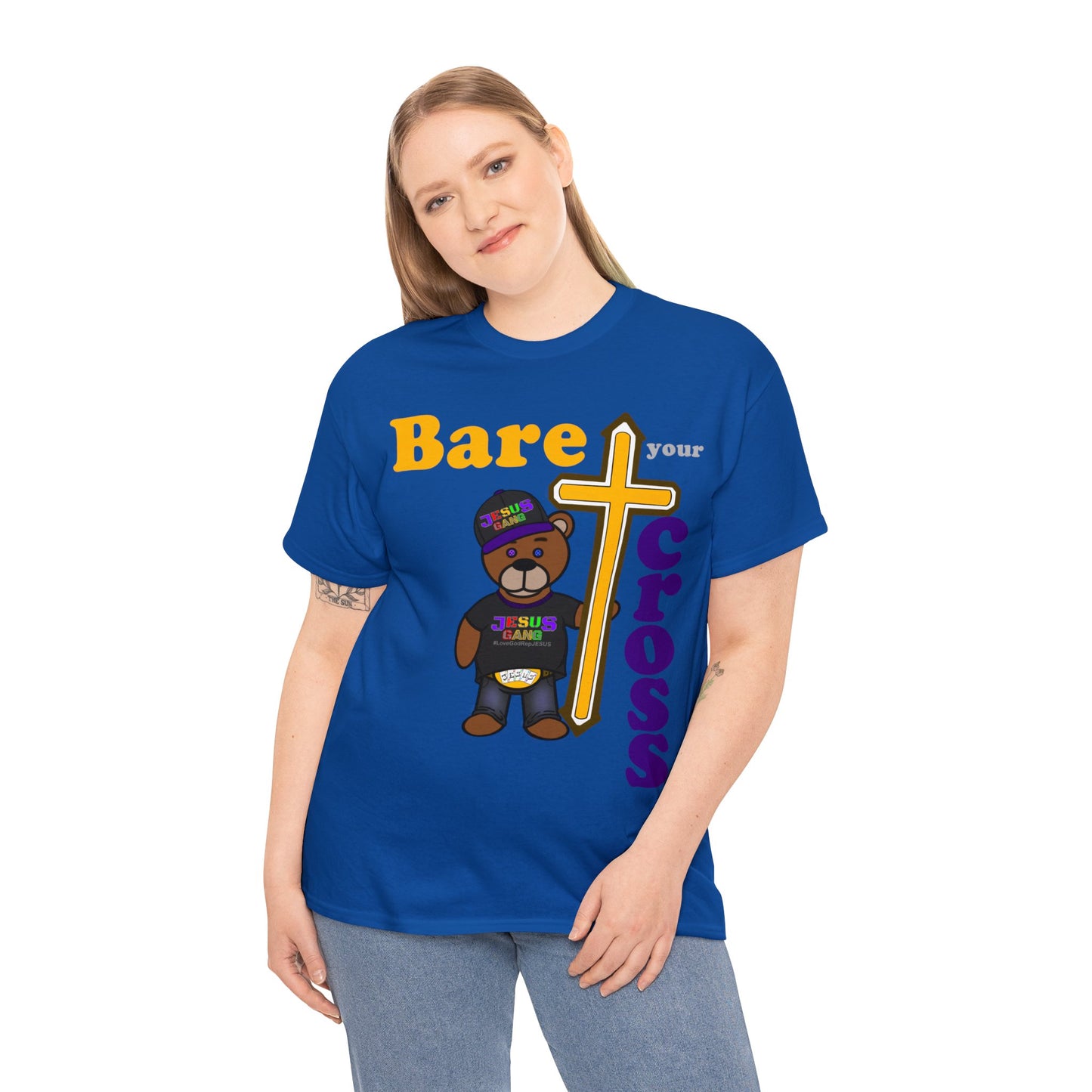 Bare your Cross multi-color Tee