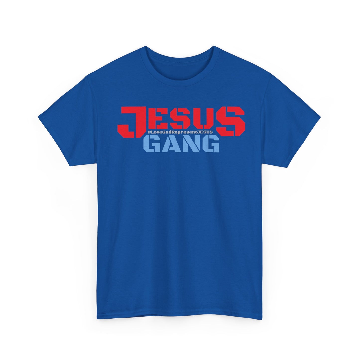 (((REP SHIRT)))) The M.o.G LoveGod Represent JESUS (Jesus Gang) multi-color Heavy Cotton Tee