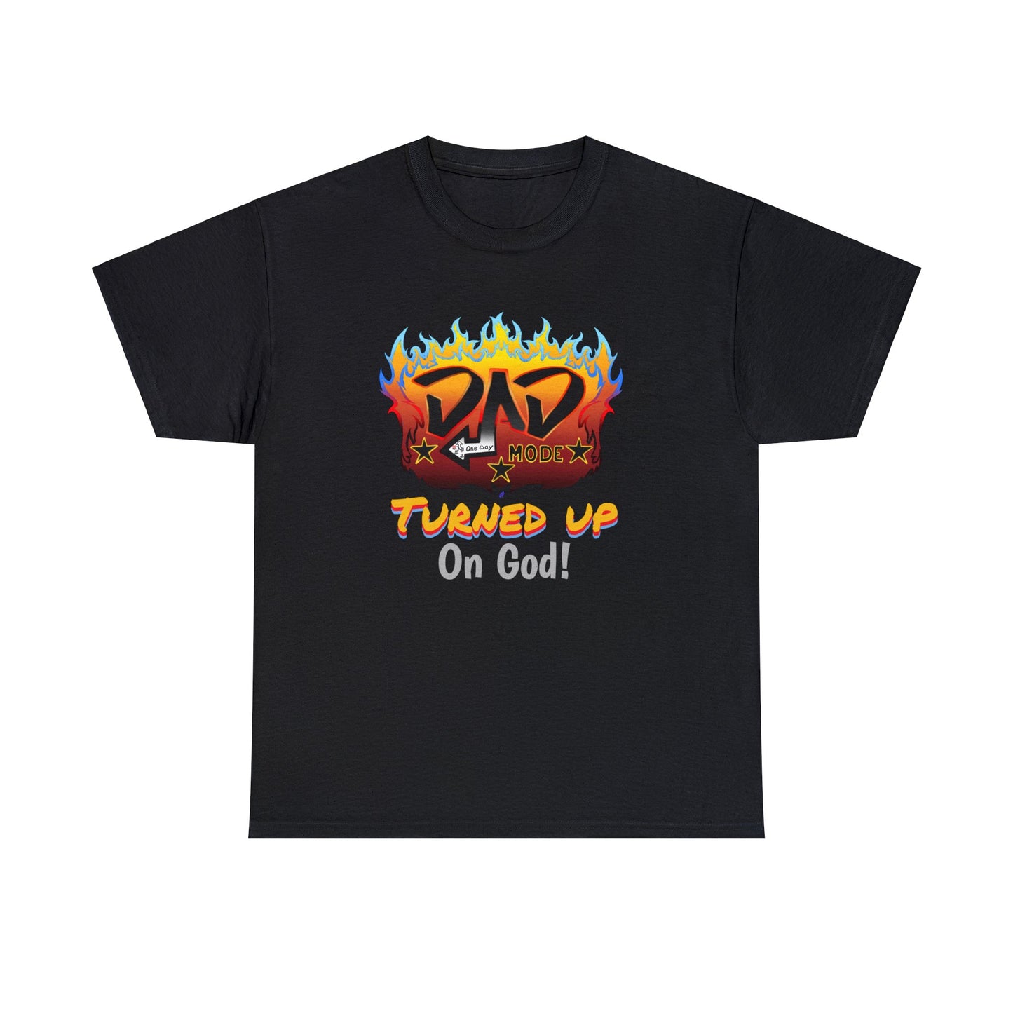 DAD mode Turned up (On God) multi-color Tee