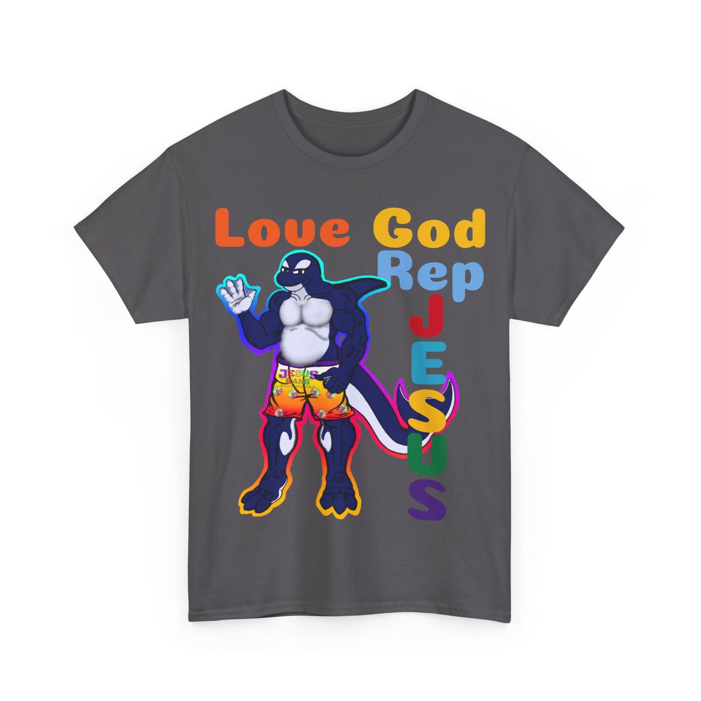 Love God Rep Jesus Buff Orca Tee