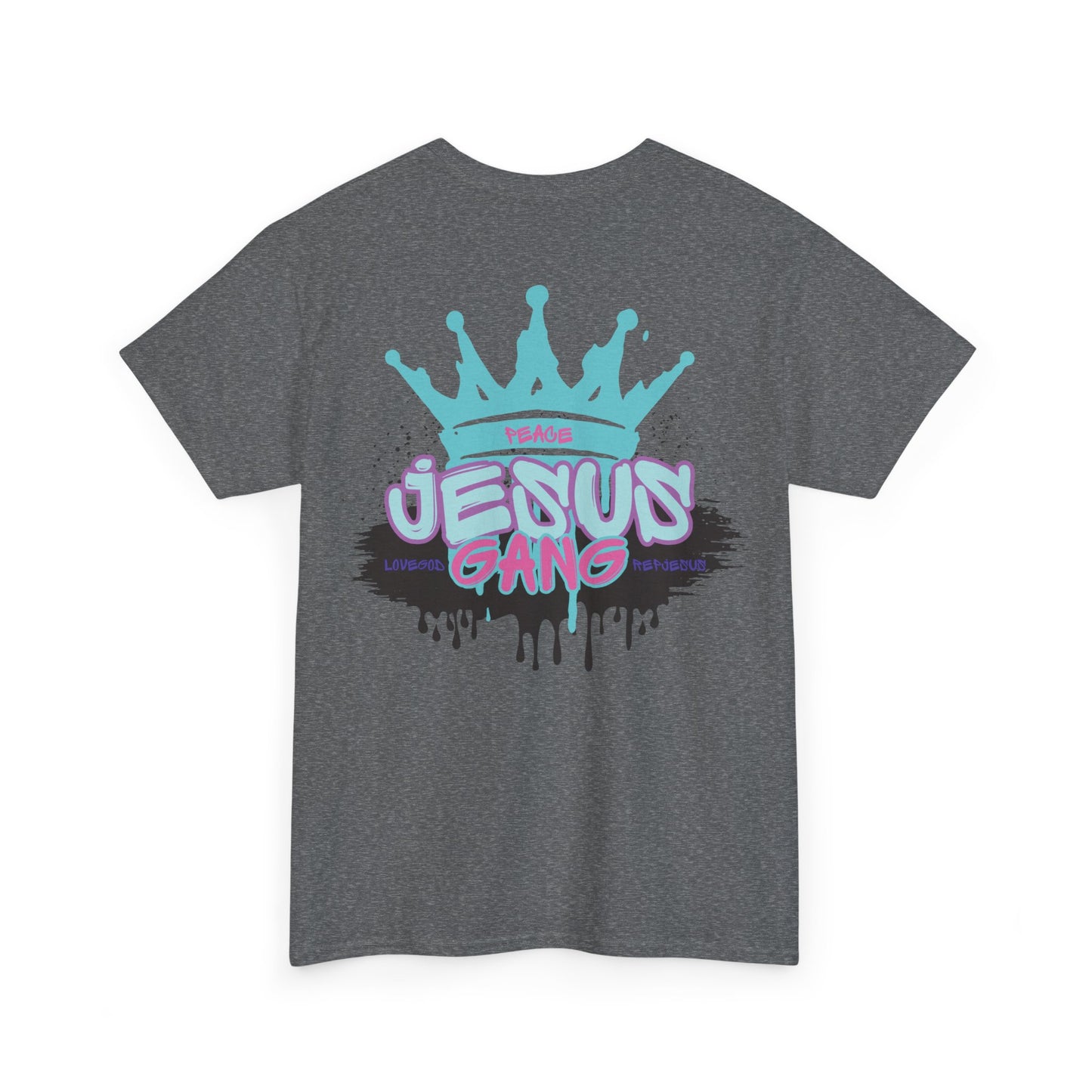 Jesus Gang Fruit of the Spirit, PEACE Crown (PINK MAG TEAL)