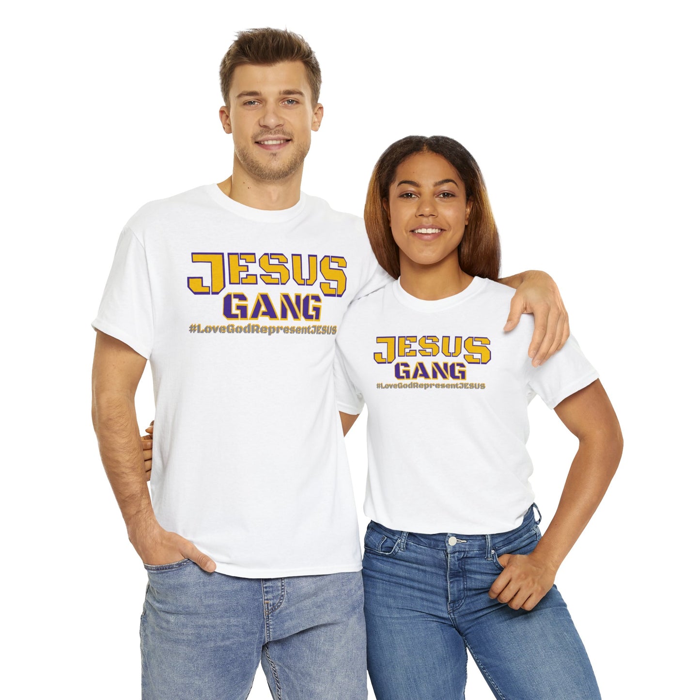 Jesus Gang Purple and Gold