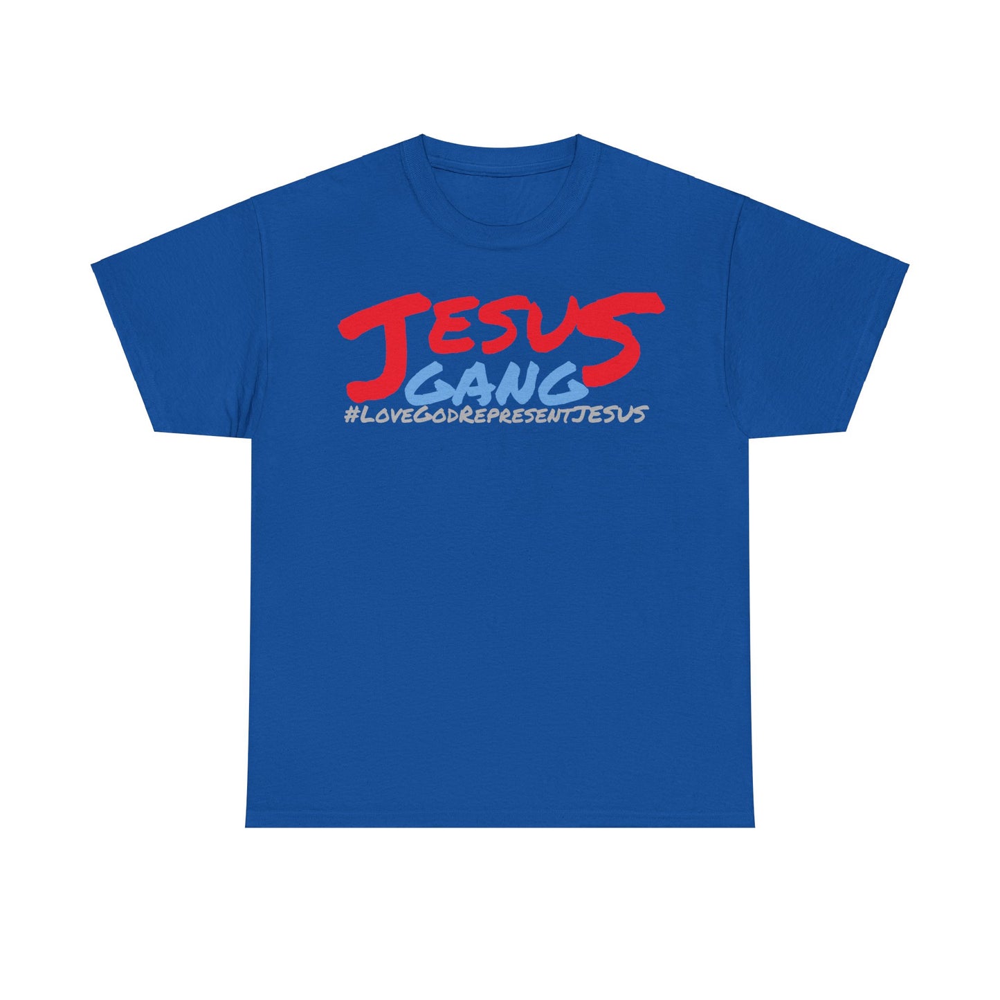 (((REP SHIRT))) The M.o.G LoveGod RepJesus. JESUS GANG MULTI COLOR Heavy Cotton Tee