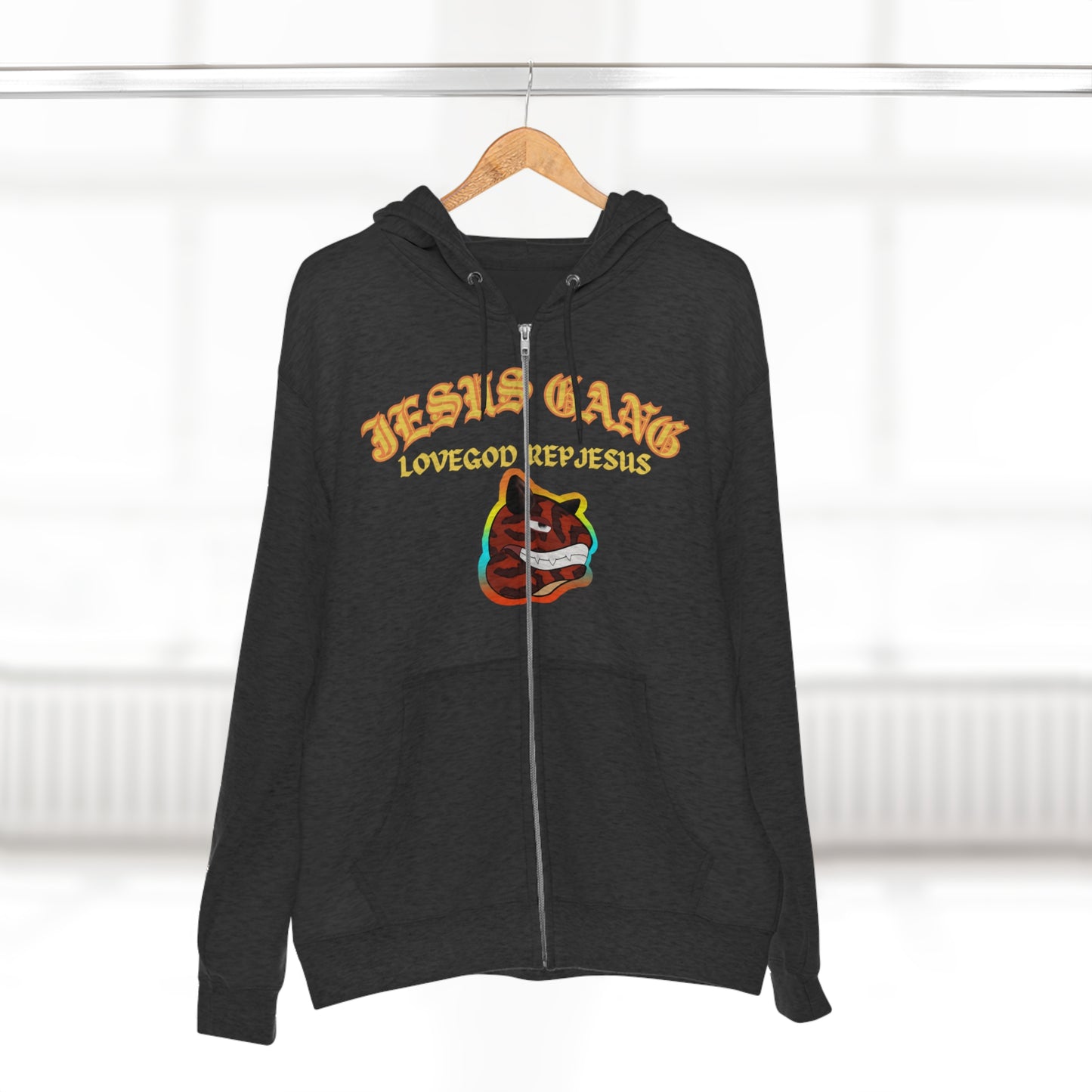 Jesus Gang (Big Kid Carno) Premium Full Zip Hoodie